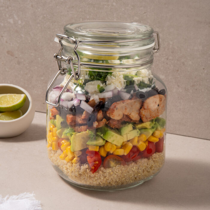 Quinoa & Avokado på glass