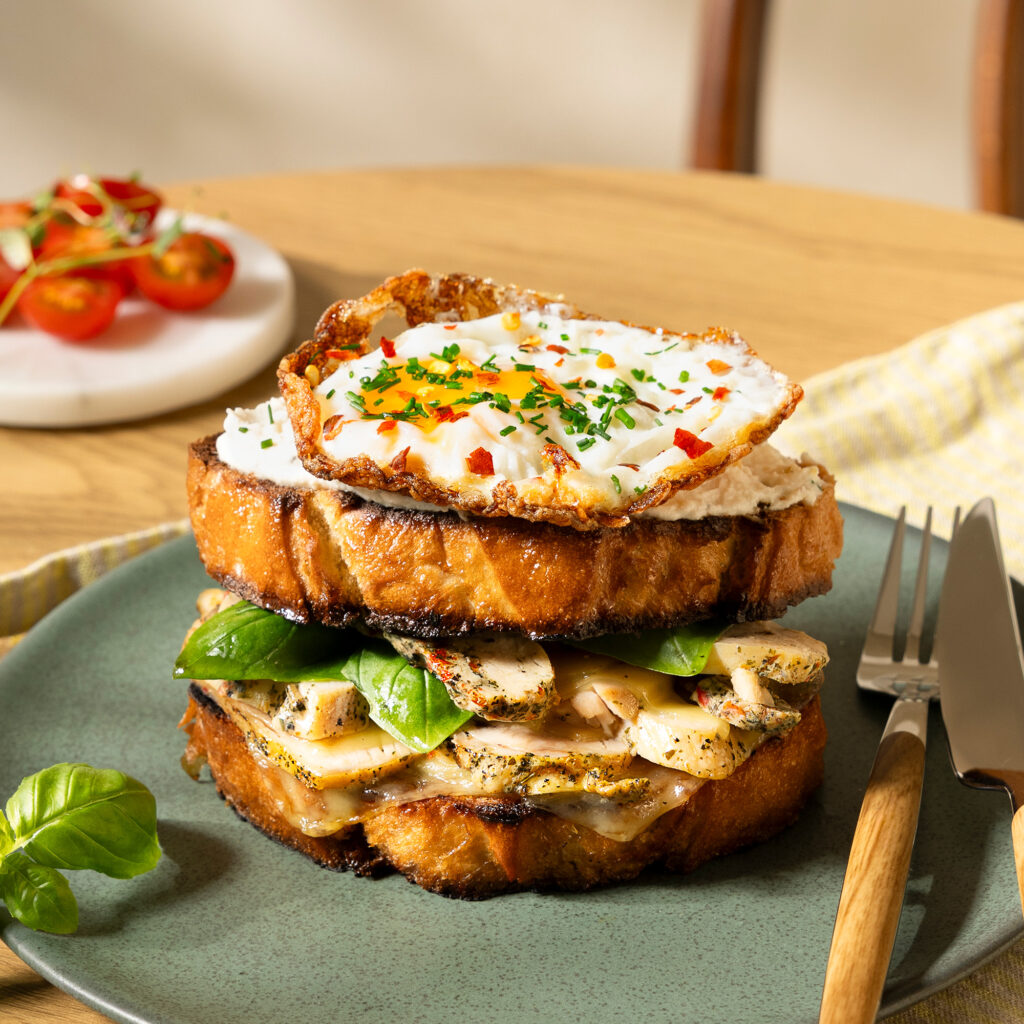 Croque Madame med Spiseklar Provence Croque Madame med Spiseklar Provence